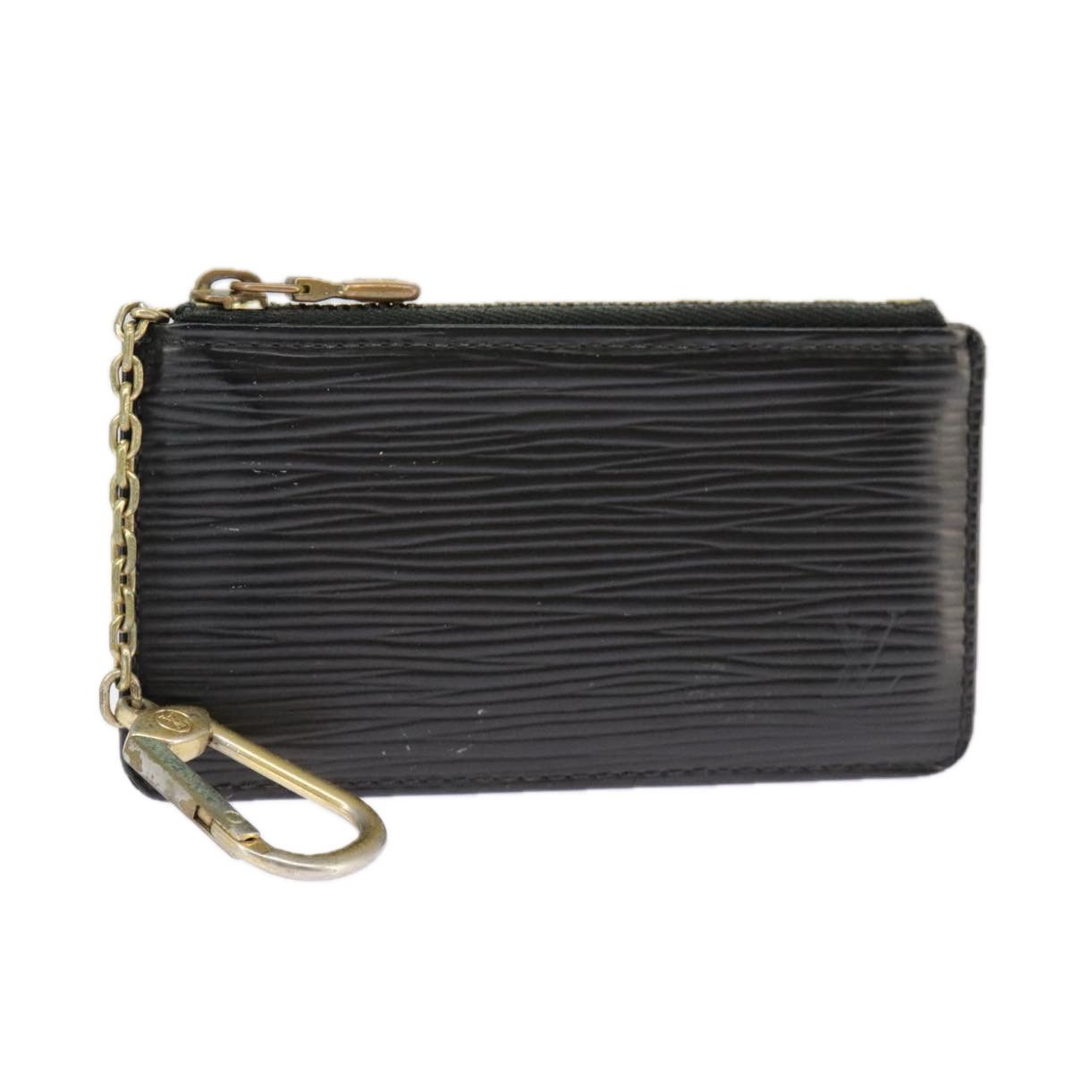 Louis Vuitton Pochette Clés Black Leather Wallet (Pre-Owned) Size ONE SIZE - 20 Thumbnail