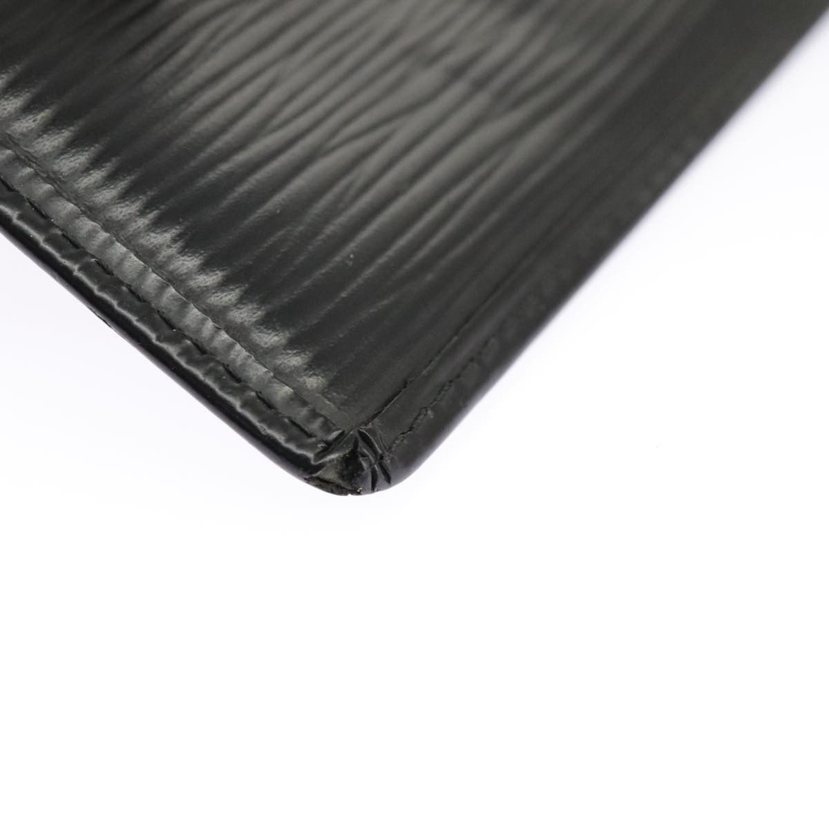 Louis Vuitton Pochette Clés Black Leather Wallet (Pre-Owned) Size ONE SIZE - 14 Thumbnail