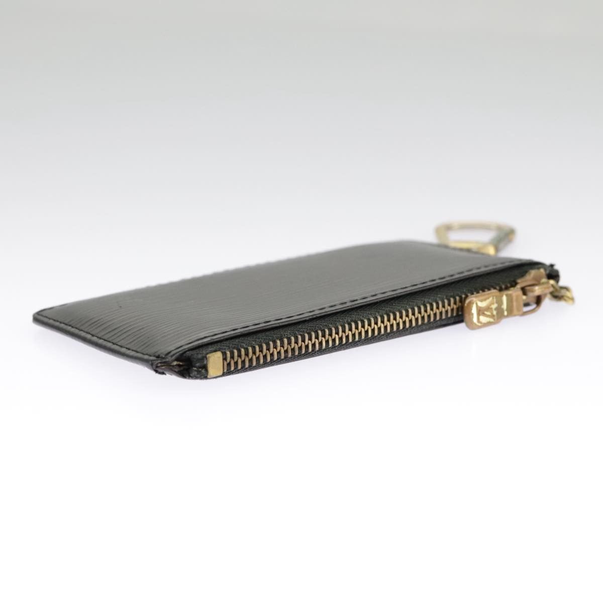 Louis Vuitton Pochette Clés Black Leather Wallet (Pre-Owned) Size ONE SIZE - 11 Thumbnail