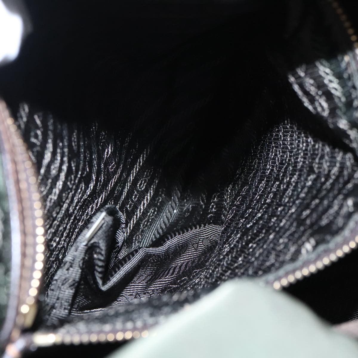 Khaki Synthetic Tote Bag (Pre-Owned)