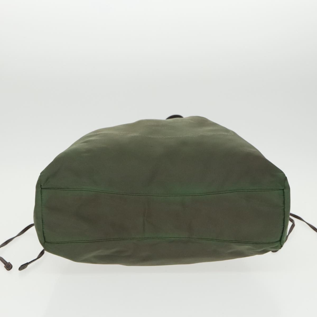 Khaki Synthetic Tote Bag (Pre-Owned)