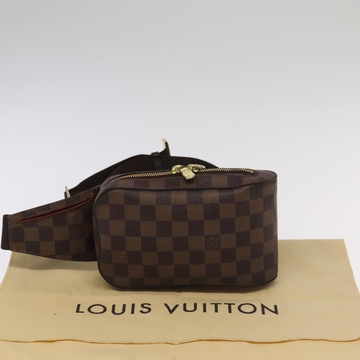 Louis Vuitton Geronimos Brown Canvas Shoulder Bag (Pre-Owned) Size ONE SIZE - 11 Thumbnail