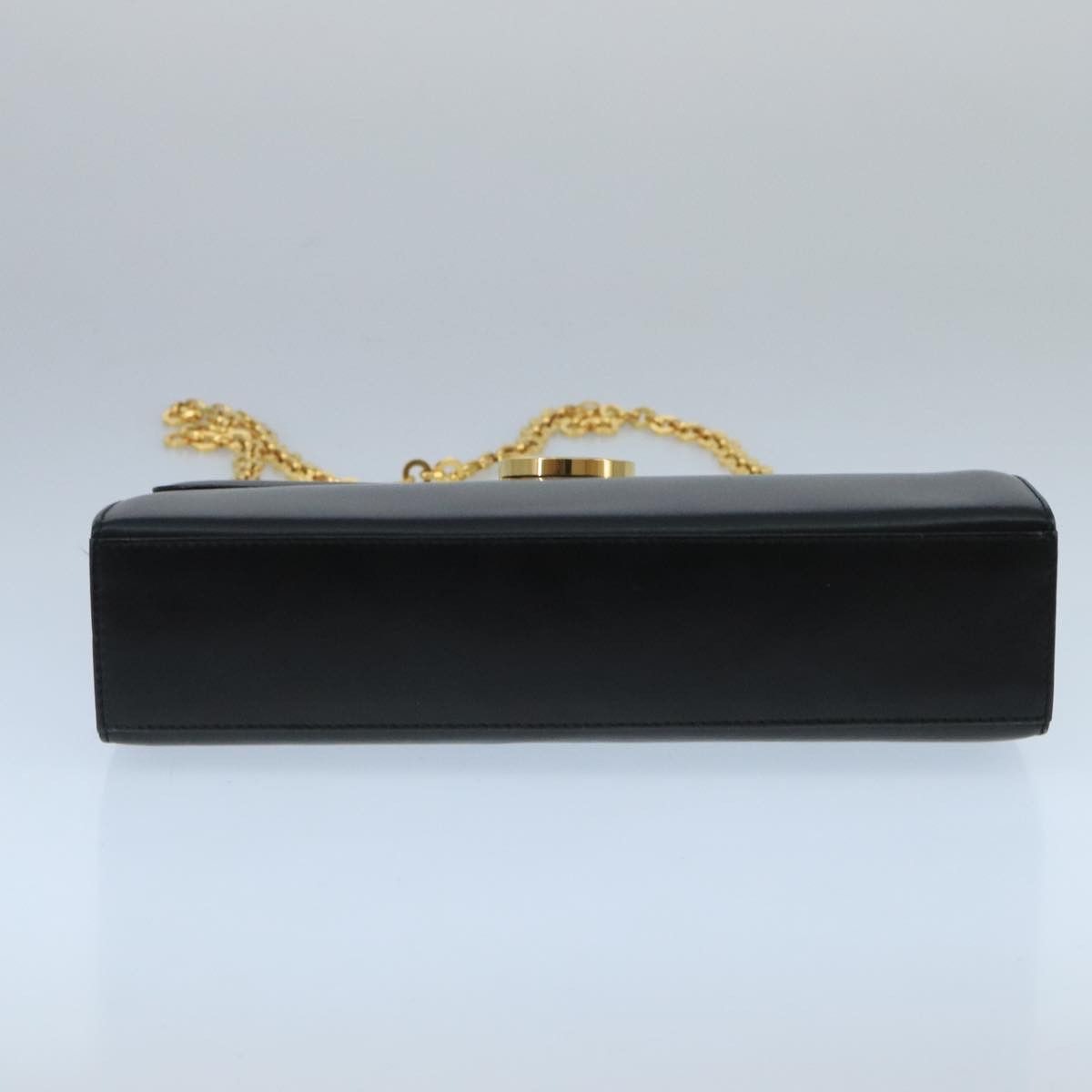 Salvatore Ferragamo Gancini Black Leather Shoulder Bag (Pre-Owned) Size ONE SIZE - 19 Thumbnail