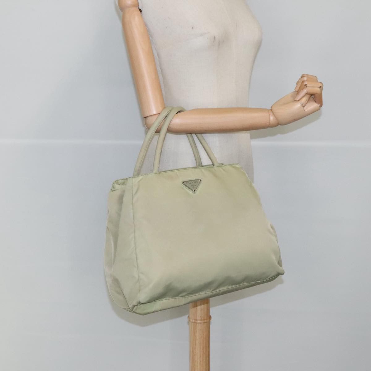 Prada Re-Nylon Beige Synthetic Tote Bag (Pre-Owned) Size ONE SIZE - 16 Thumbnail