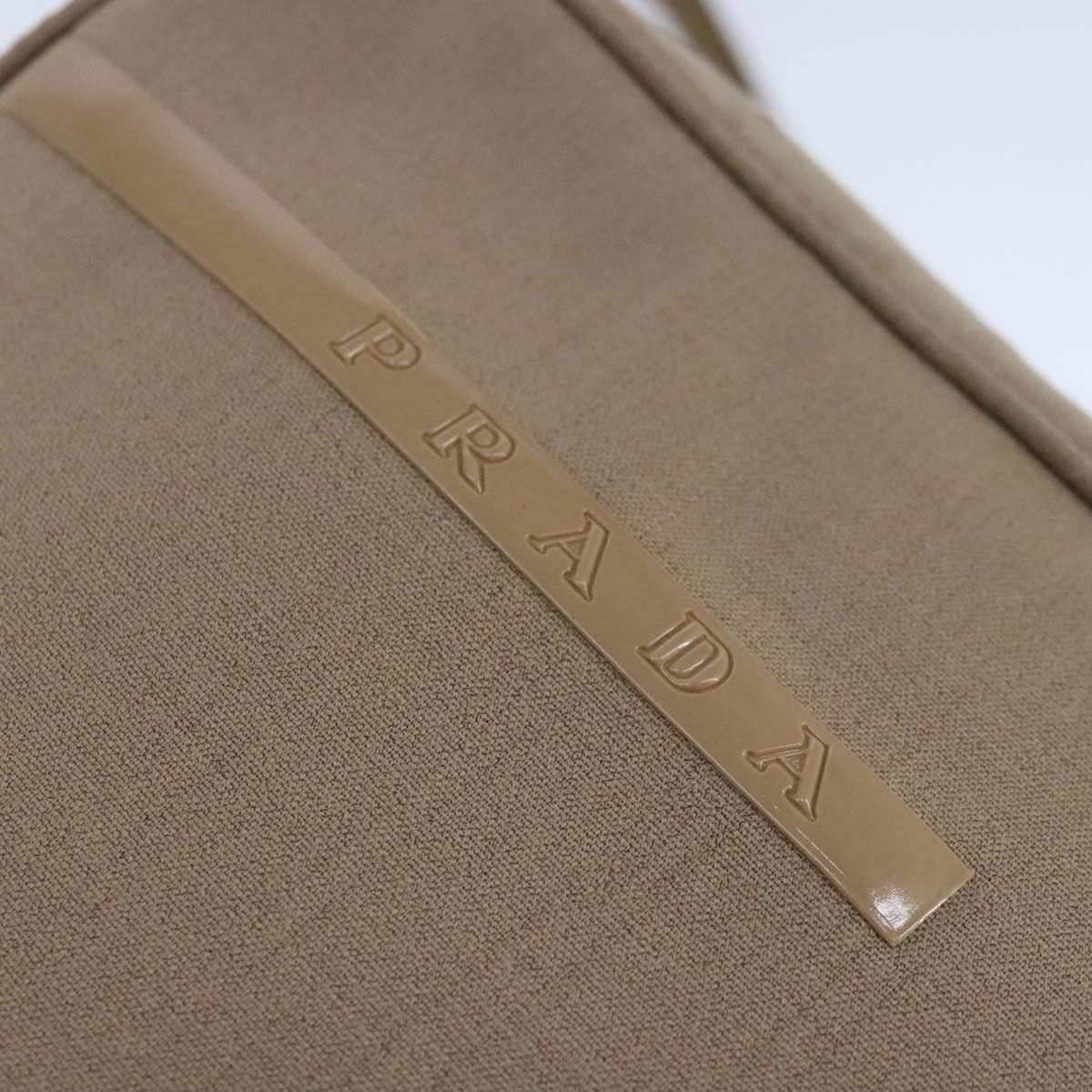 Prada Tessuto Beige Canvas Shoulder Bag (Pre-Owned) Size ONE SIZE - 15 Thumbnail