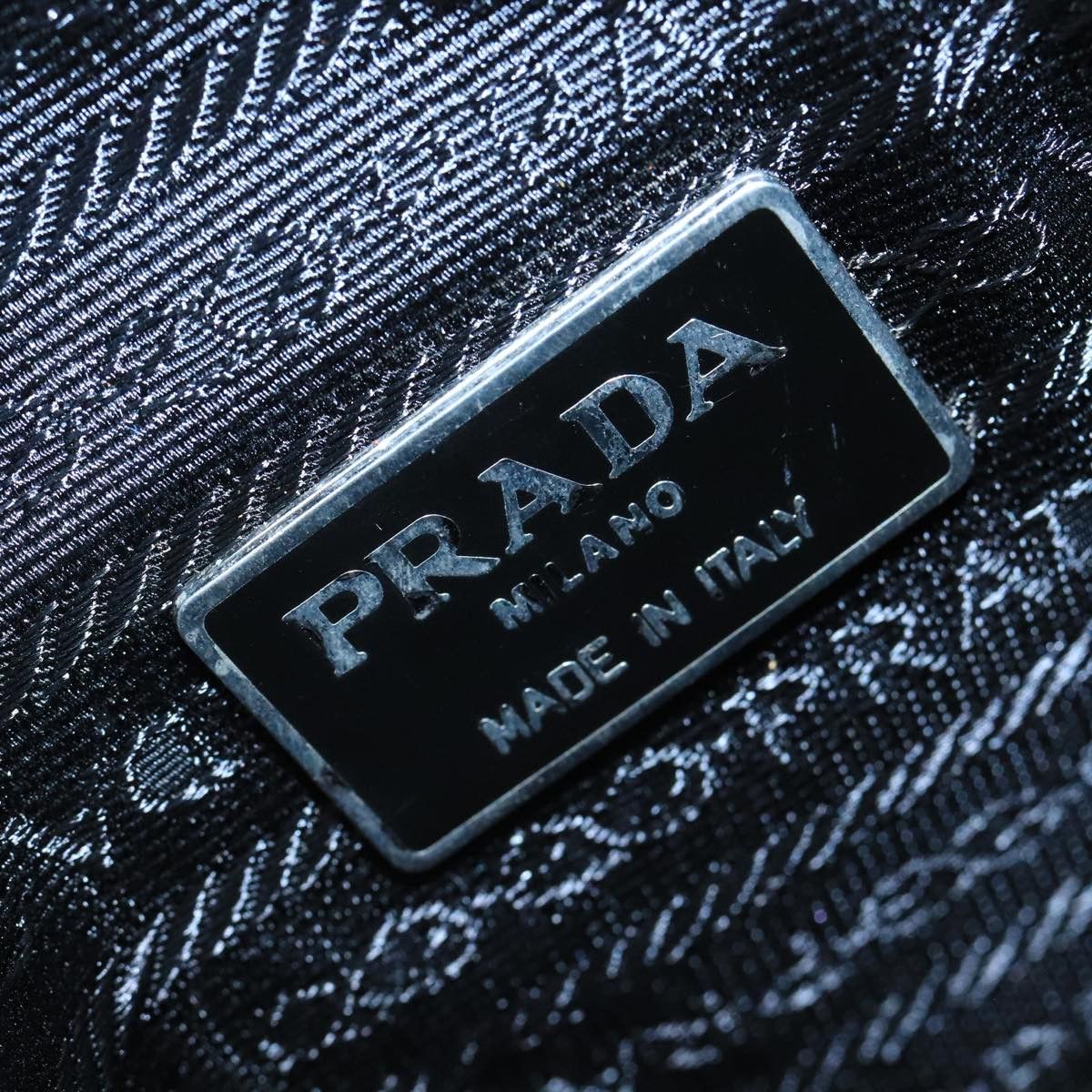 Prada Black Leather Handbag (Pre-Owned) Size ONE SIZE - 10 Thumbnail