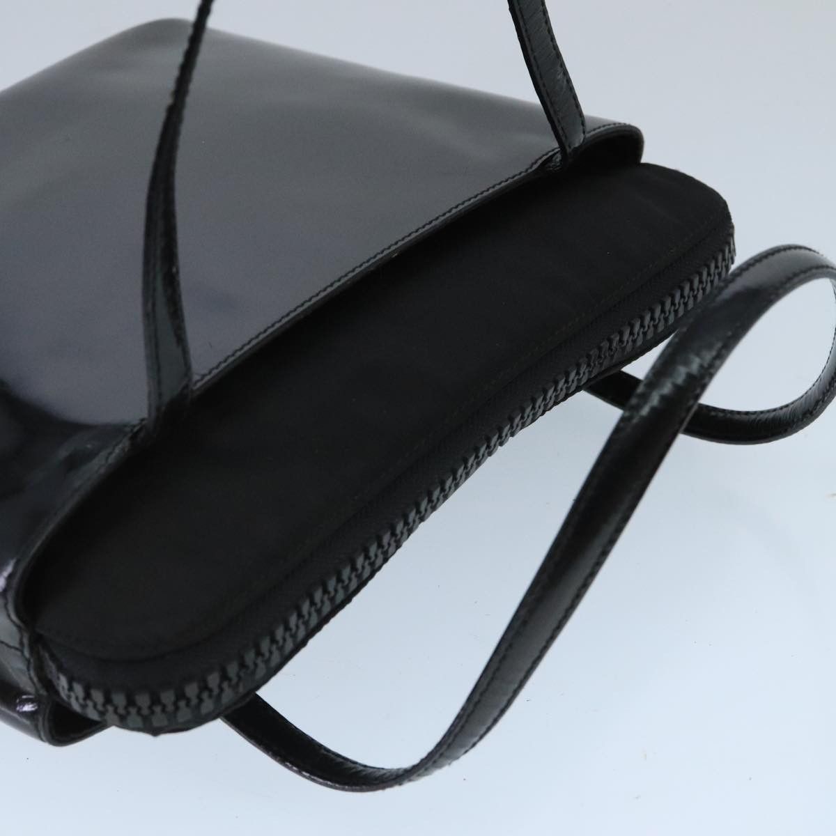 Prada Black Leather Handbag (Pre-Owned) Size ONE SIZE - 13 Thumbnail