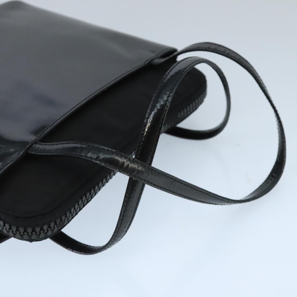 Prada Black Leather Handbag (Pre-Owned) Size ONE SIZE - 4 Thumbnail