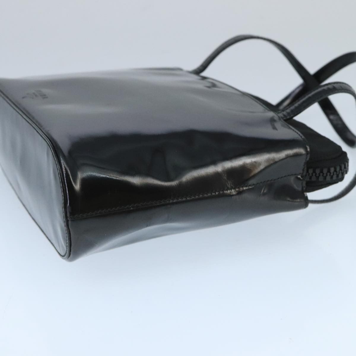 Prada Black Leather Handbag (Pre-Owned) Size ONE SIZE - 3 Thumbnail