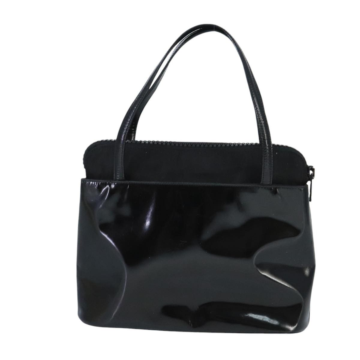 Prada Black Leather Handbag (Pre-Owned) Size ONE SIZE - 2 Thumbnail