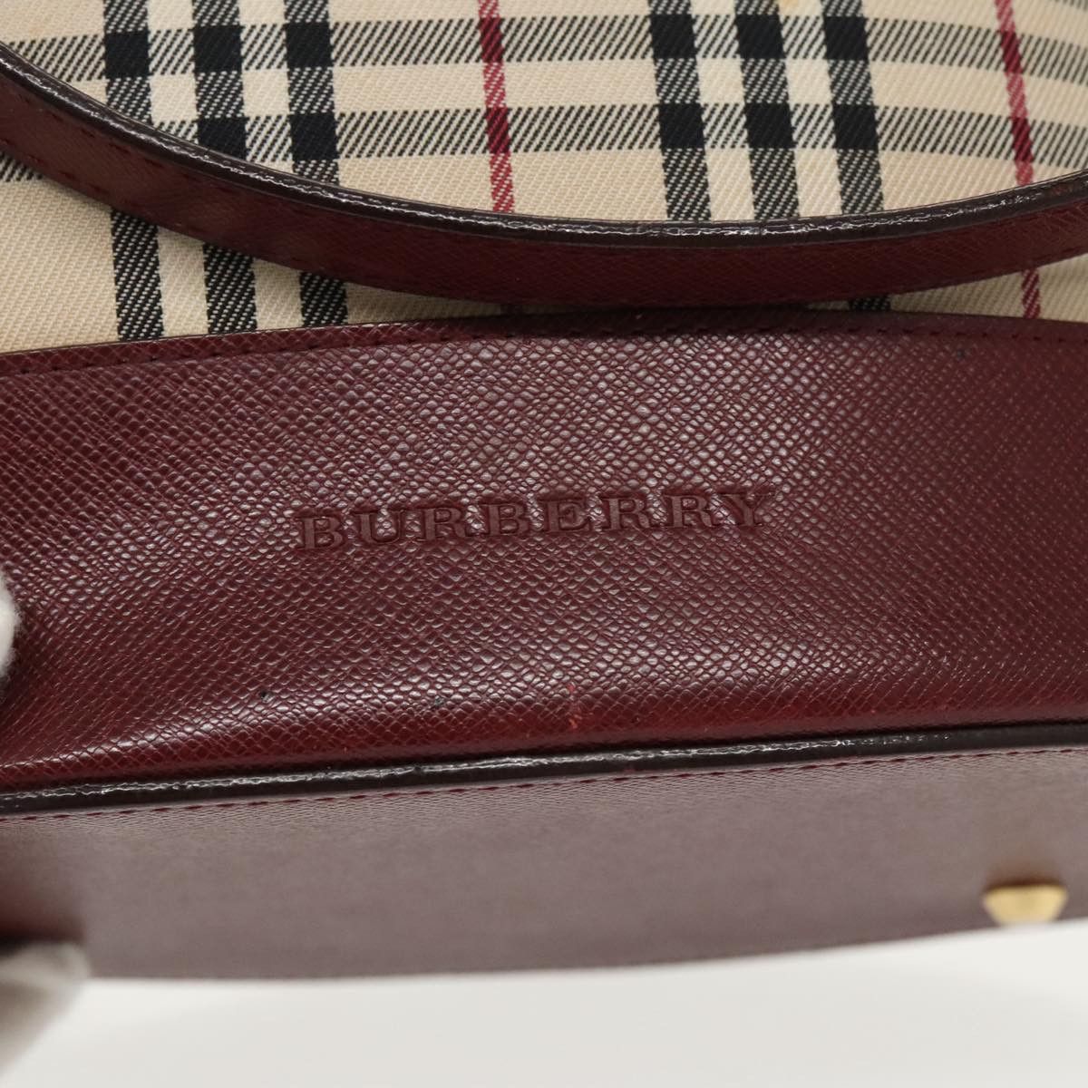 Burberry Nova Check Beige Canvas Tote Bag (Pre-Owned) Size ONE SIZE - 15 Thumbnail