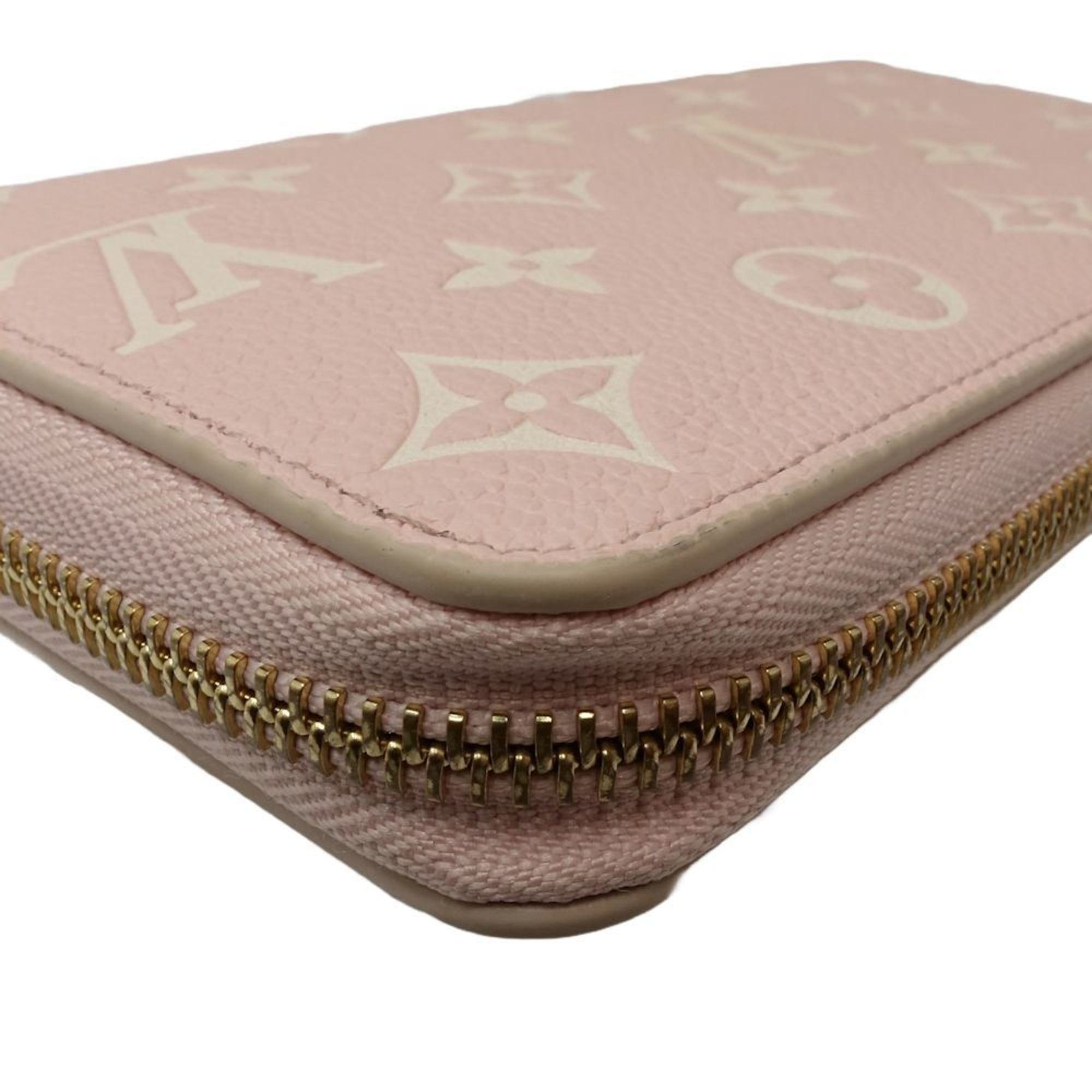 Louis Vuitton Louis Vuitton Long Wallet M81279 Zippy Monogram Empreinte Pink Beige Yellow 181019 Size ONE SIZE - 4 Thumbnail