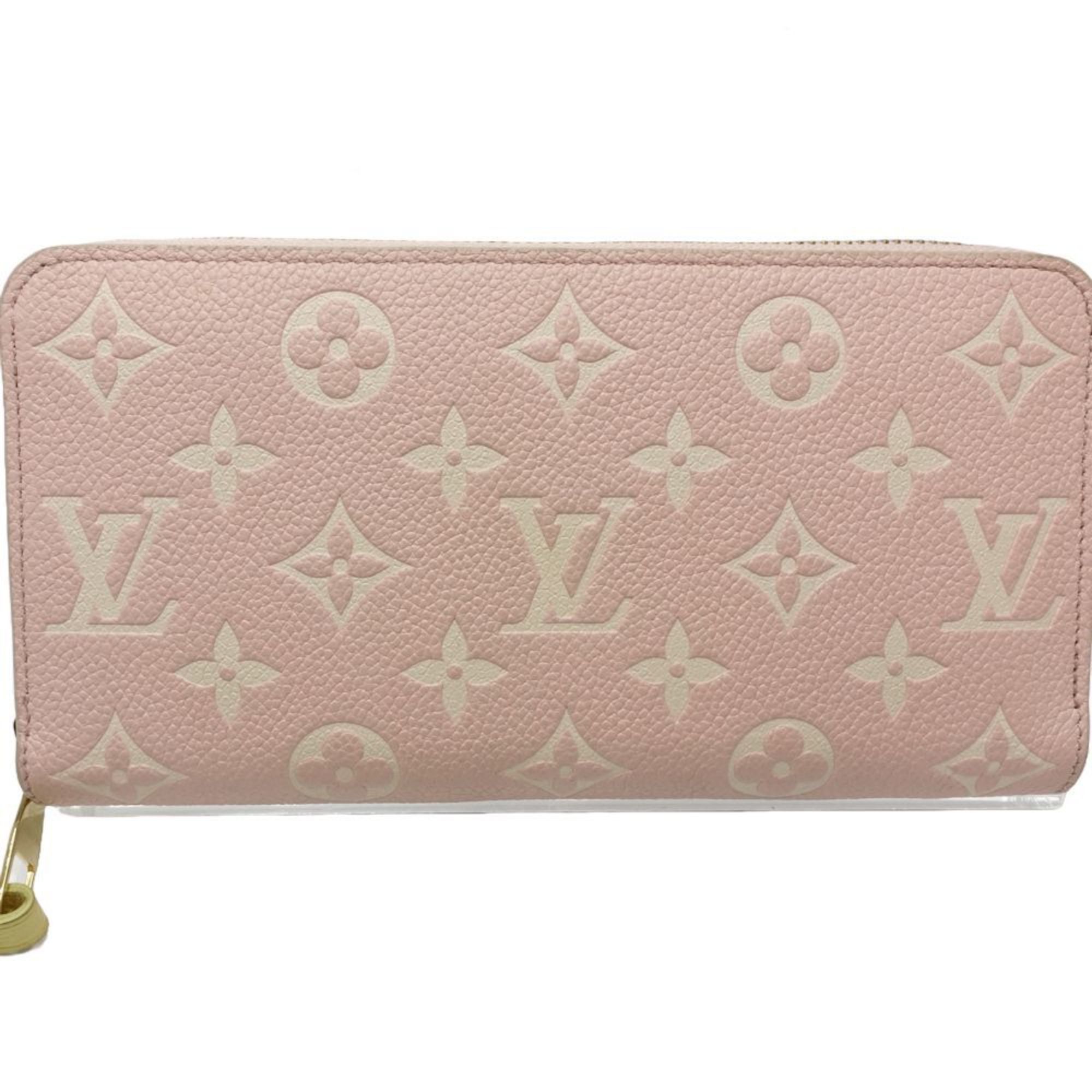 Louis Vuitton Louis Vuitton Long Wallet M81279 Zippy Monogram Empreinte Pink Beige Yellow 181019 Size ONE SIZE - 3 Thumbnail