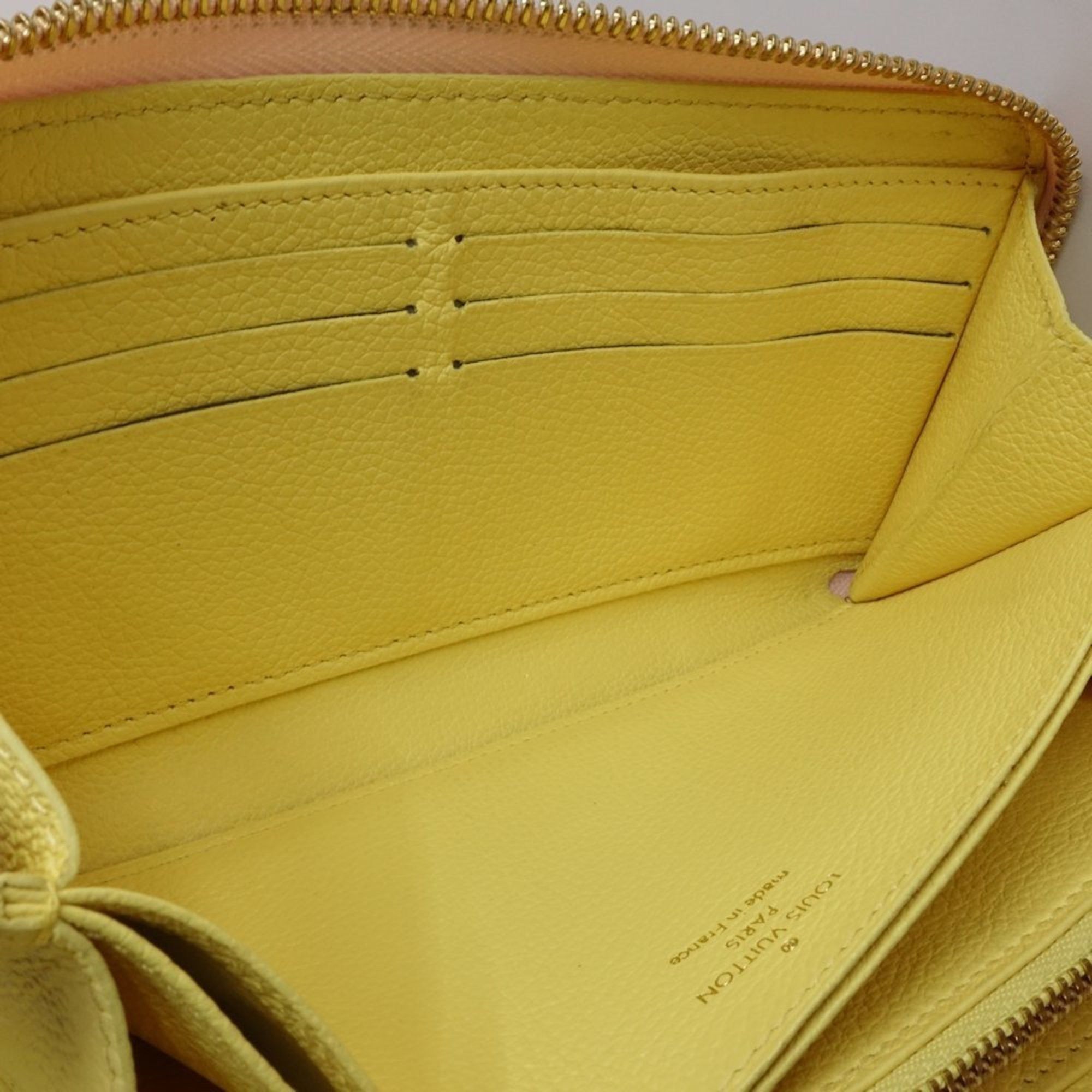 Louis Vuitton Louis Vuitton Long Wallet M81279 Zippy Monogram Empreinte Pink Beige Yellow 181019 Size ONE SIZE - 8 Thumbnail