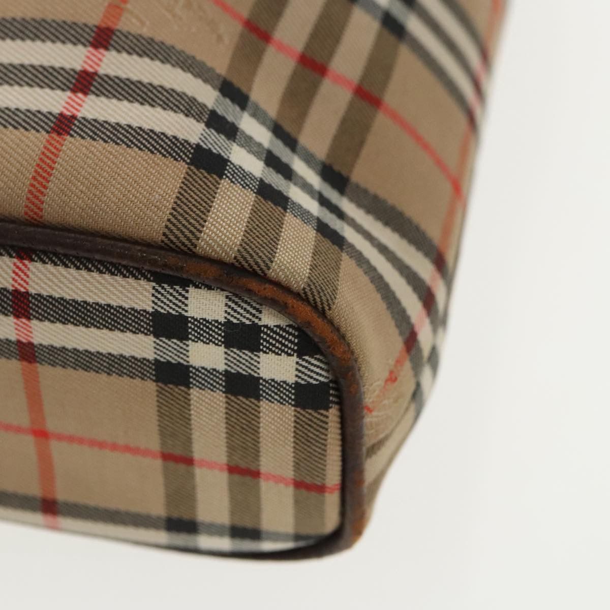 Burberry Nova Check Beige Canvas Clutch Bag (Pre-Owned) Size ONE SIZE - 6 Thumbnail