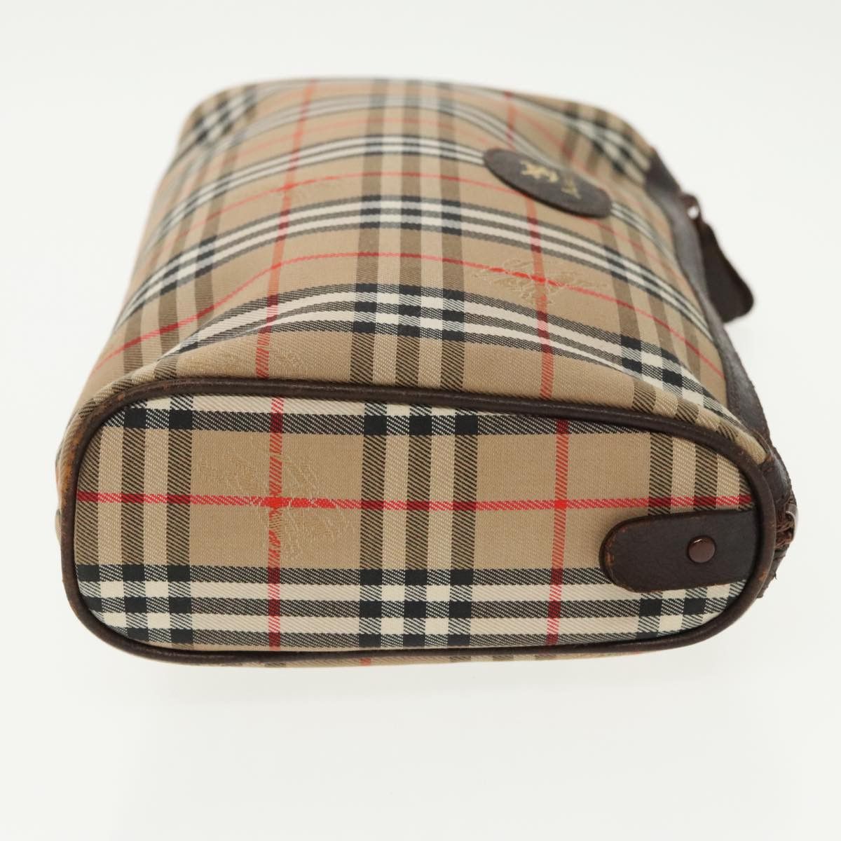 Burberry Nova Check Beige Canvas Clutch Bag (Pre-Owned) Size ONE SIZE - 3 Thumbnail