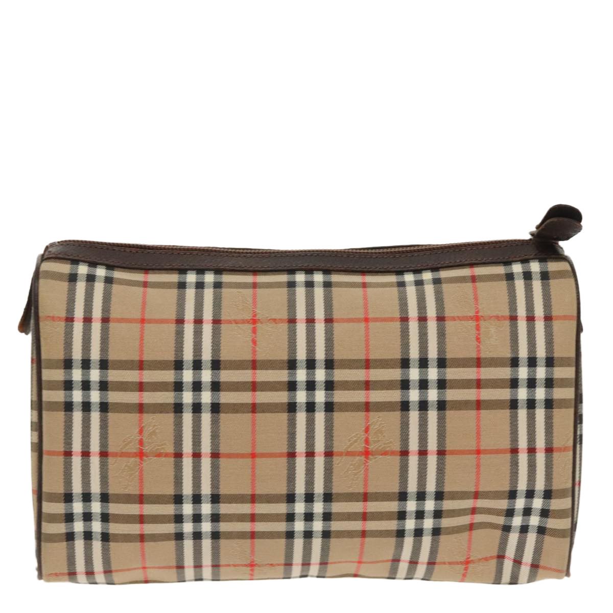 Burberry Nova Check Beige Canvas Clutch Bag (Pre-Owned) Size ONE SIZE - 2 Thumbnail