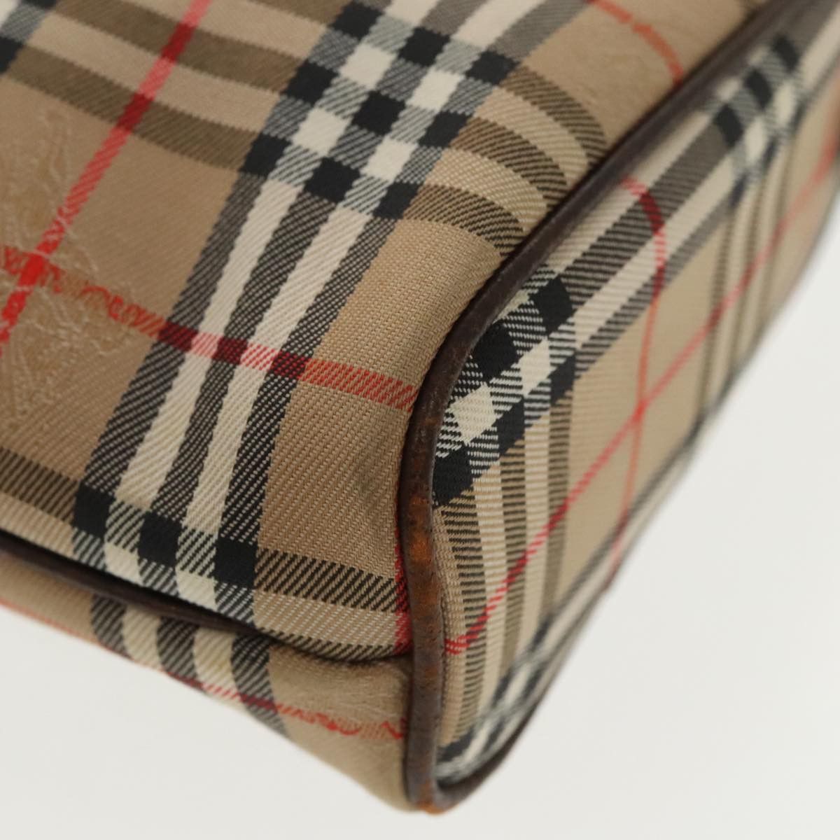 Burberry Nova Check Beige Canvas Clutch Bag (Pre-Owned) Size ONE SIZE - 9 Thumbnail