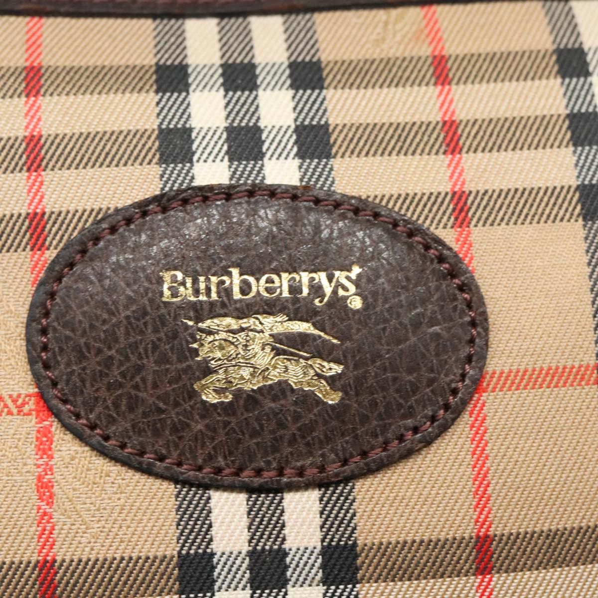 Burberry Nova Check Beige Canvas Clutch Bag (Pre-Owned) Size ONE SIZE - 13 Thumbnail