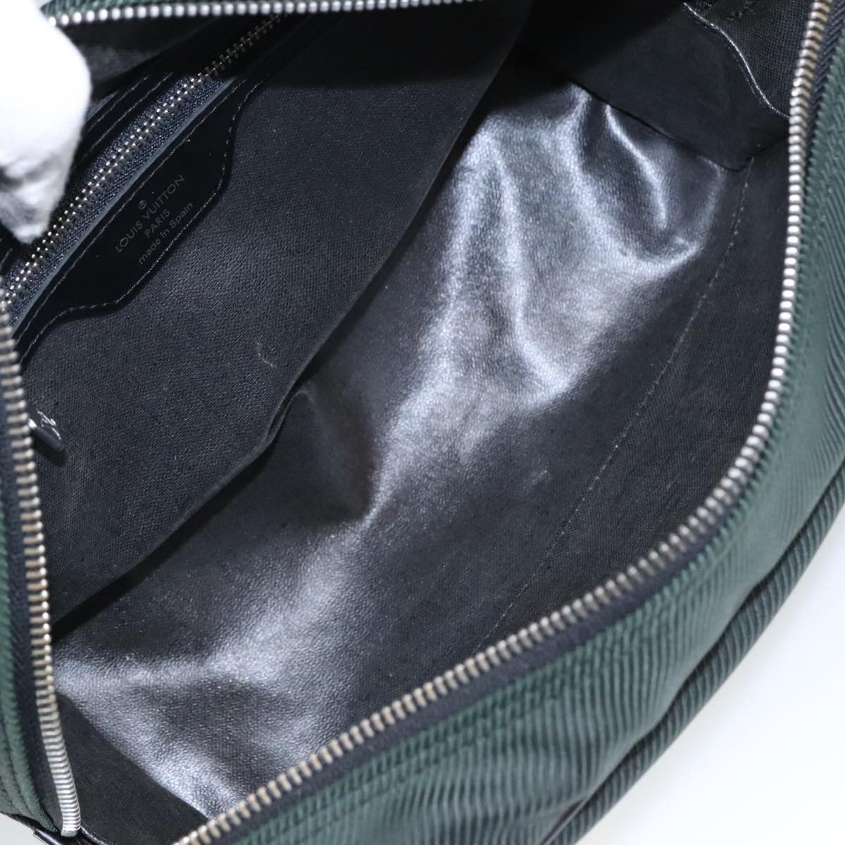 Louis Vuitton Parana Green Canvas Clutch Bag (Pre-Owned) Size ONE SIZE - 8 Thumbnail