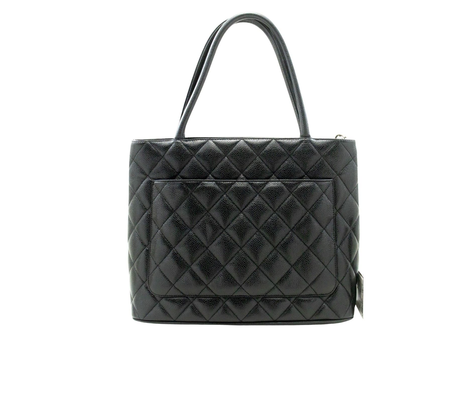 Chanel Medaillon Black Leather Shoulder Bag (Pre-Owned) Size ONE SIZE - 2 Thumbnail