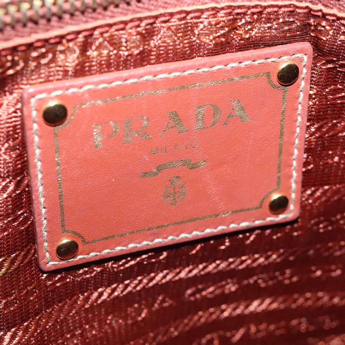 Prada Re-Nylon Orange Synthetic Shoulder Bag (Pre-Owned) Size ONE SIZE - 13 Thumbnail