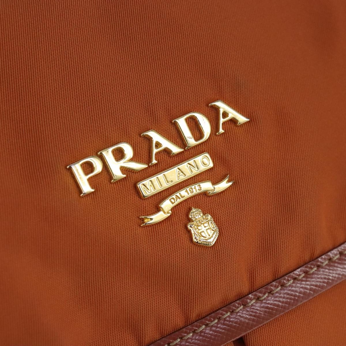 Prada Re-Nylon Orange Synthetic Shoulder Bag (Pre-Owned) Size ONE SIZE - 19 Thumbnail