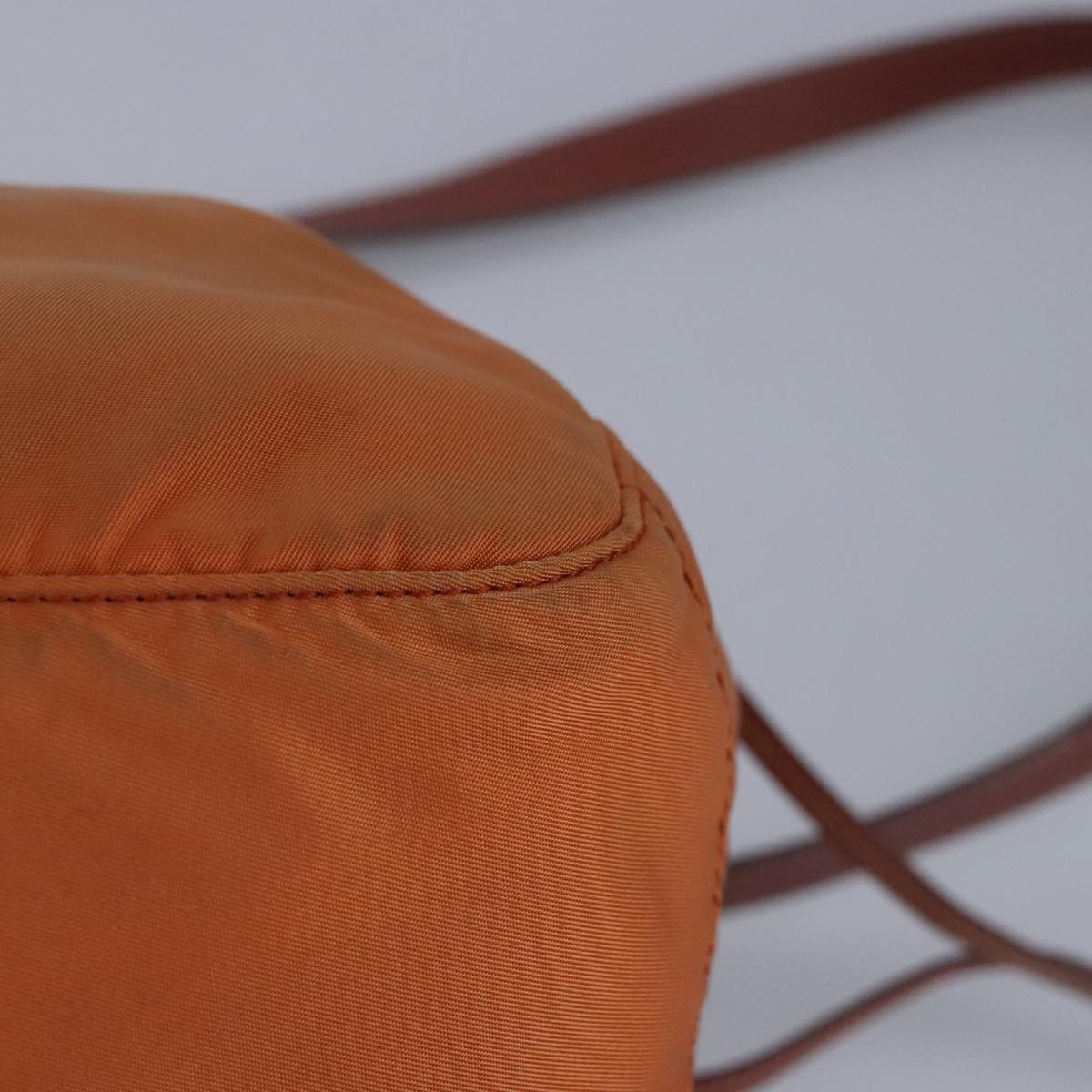 Prada Re-Nylon Orange Synthetic Shoulder Bag (Pre-Owned) Size ONE SIZE - 7 Thumbnail