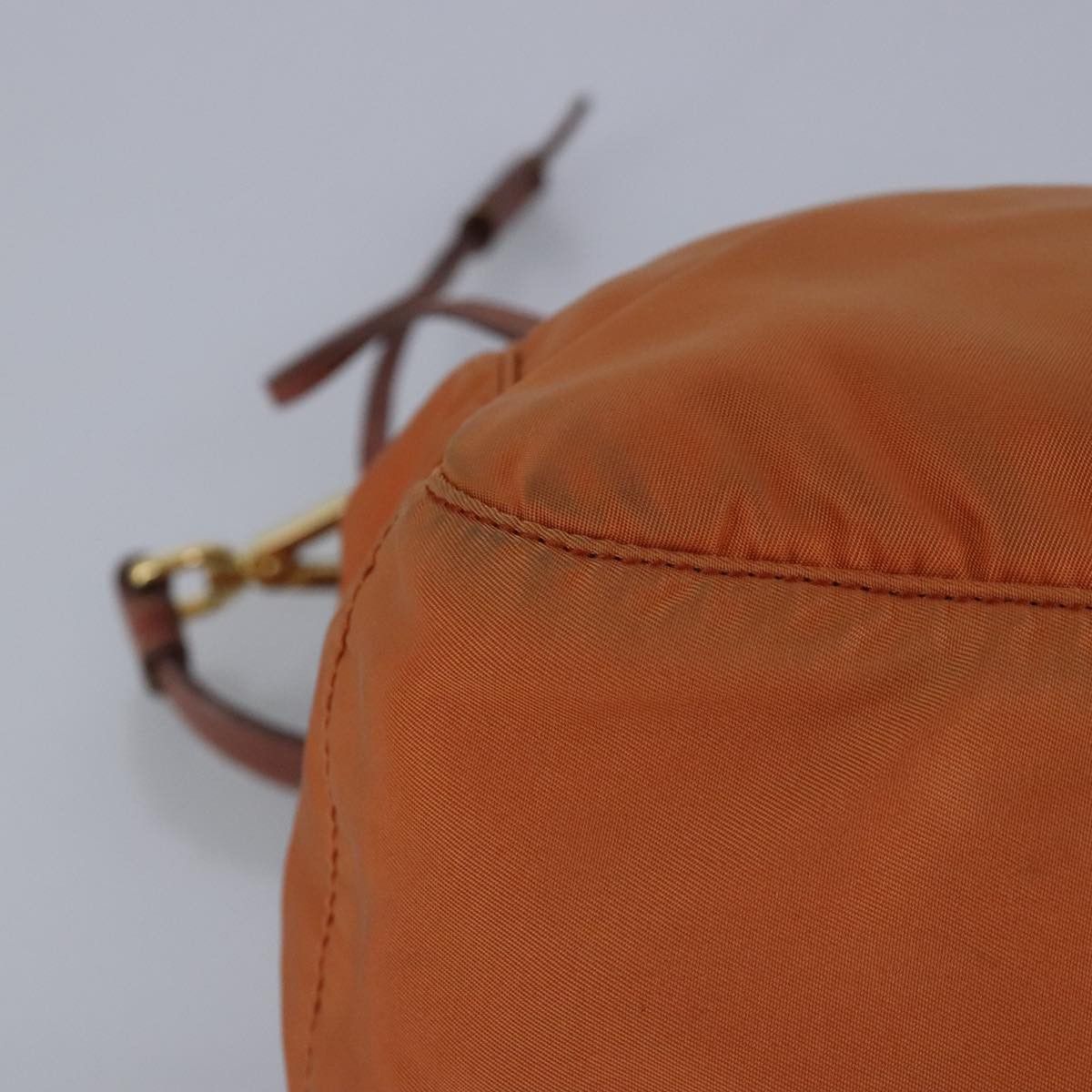 Prada Re-Nylon Orange Synthetic Shoulder Bag (Pre-Owned) Size ONE SIZE - 10 Thumbnail