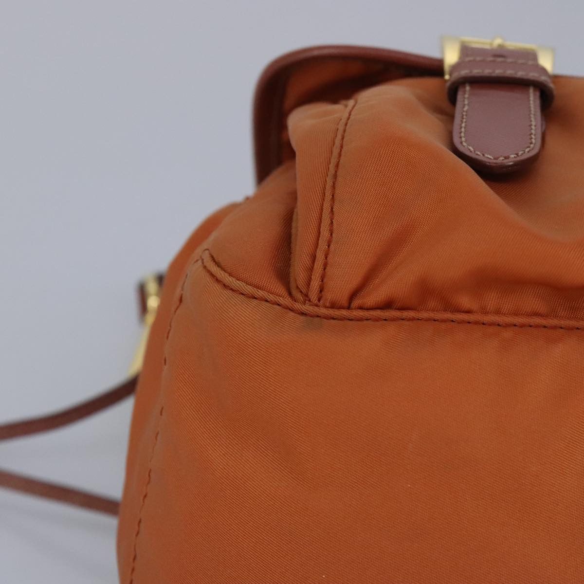 Prada Re-Nylon Orange Synthetic Shoulder Bag (Pre-Owned) Size ONE SIZE - 9 Thumbnail