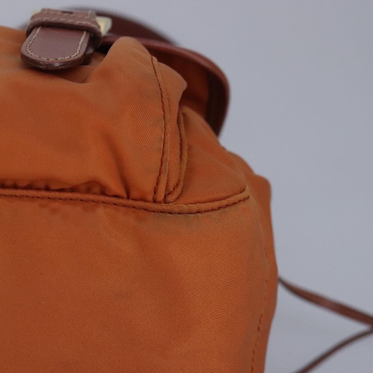 Prada Re-Nylon Orange Synthetic Shoulder Bag (Pre-Owned) Size ONE SIZE - 8 Thumbnail