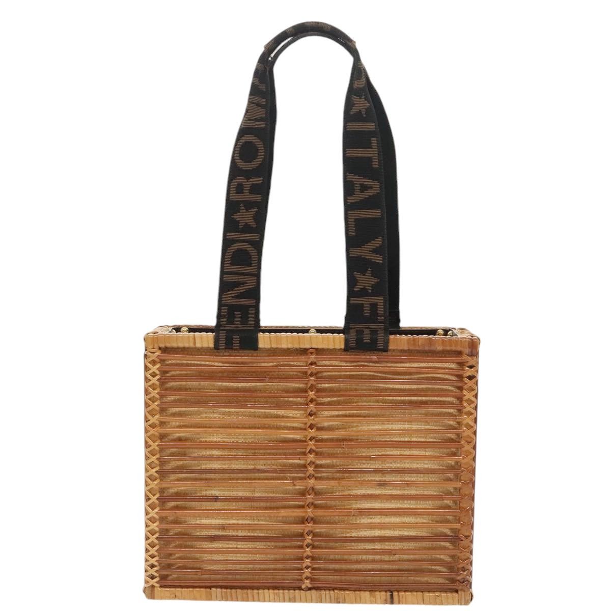 Fendi Basket Beige Canvas Handbag (Pre-Owned) Size ONE SIZE - 2 Thumbnail