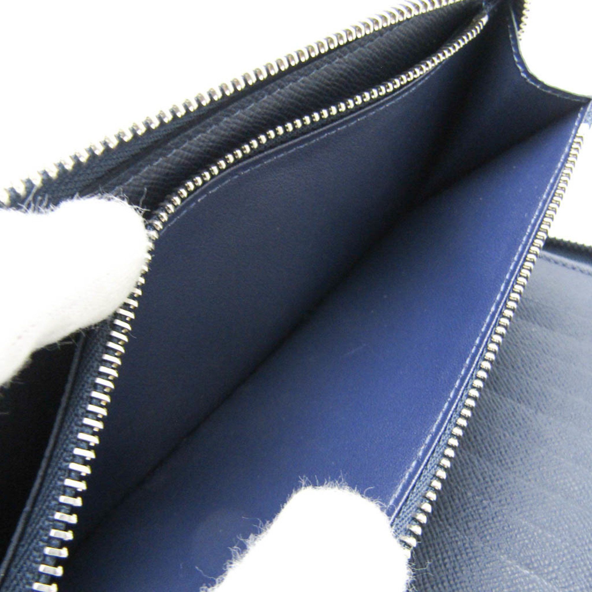 Louis Vuitton Zippy Wallet Navy Leather Wallet (Pre-Owned) Size ONE SIZE - 7 Thumbnail