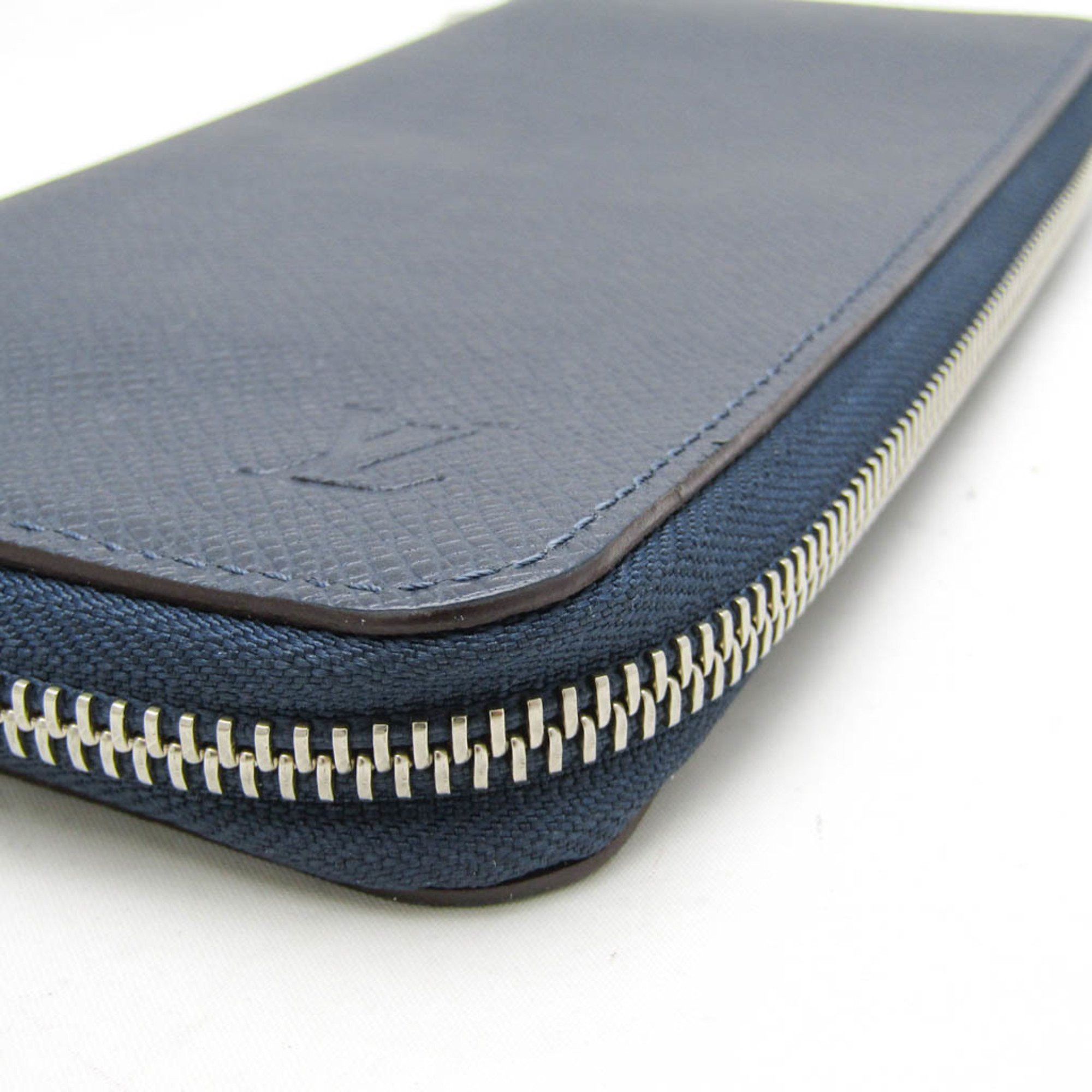 Louis Vuitton Zippy Wallet Navy Leather Wallet (Pre-Owned) Size ONE SIZE - 6 Thumbnail