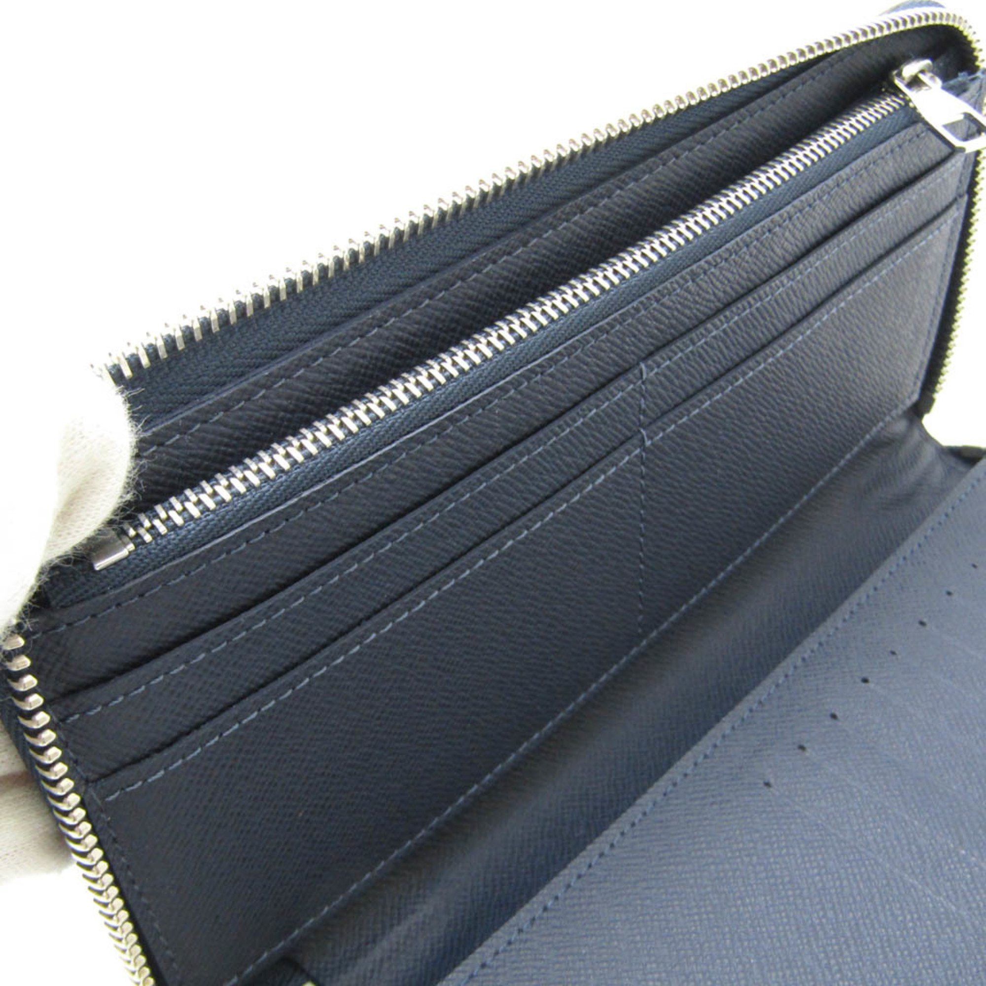 Louis Vuitton Zippy Wallet Navy Leather Wallet (Pre-Owned) Size ONE SIZE - 4 Thumbnail