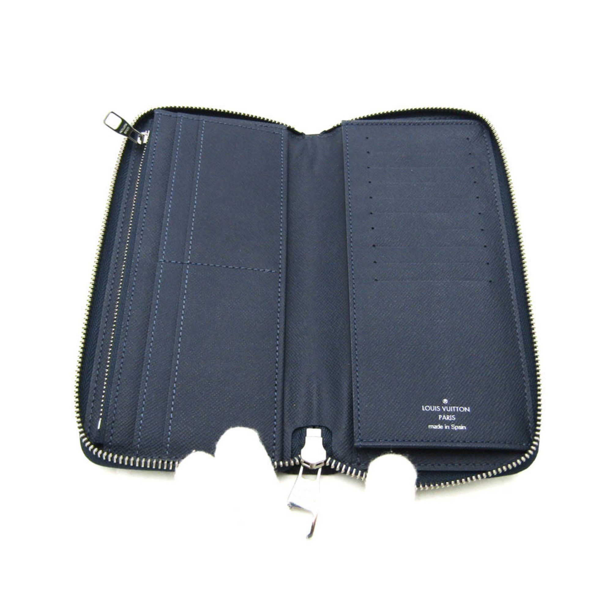 Louis Vuitton Zippy Wallet Navy Leather Wallet (Pre-Owned) Size ONE SIZE - 5 Thumbnail
