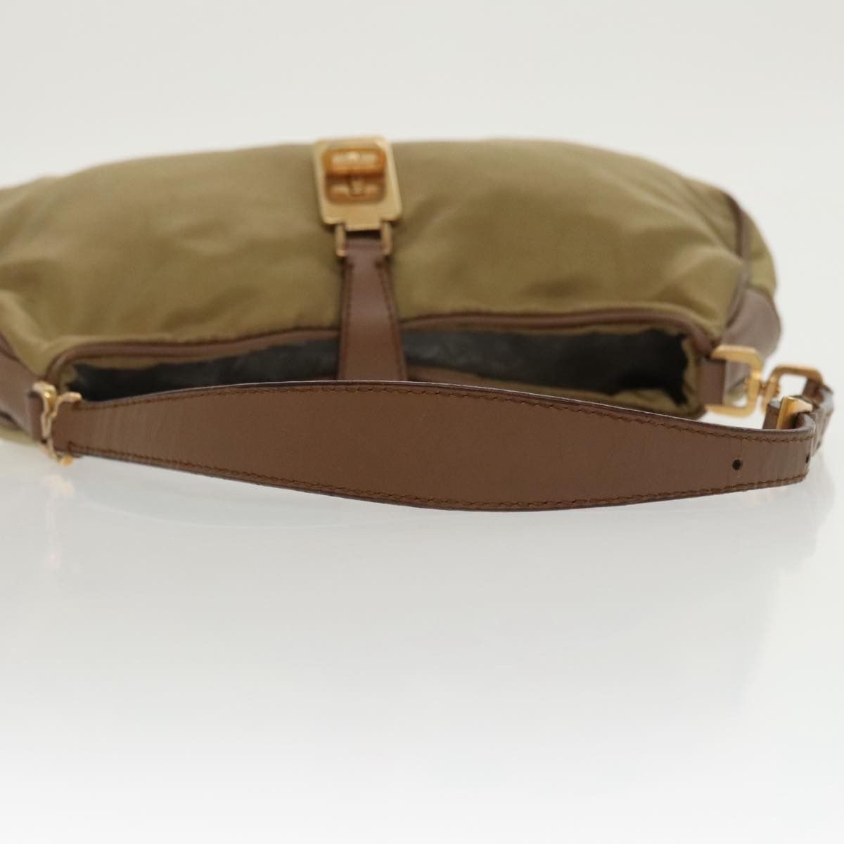 Prada Tessuto Beige Synthetic Handbag (Pre-Owned) Size ONE SIZE - 16 Thumbnail