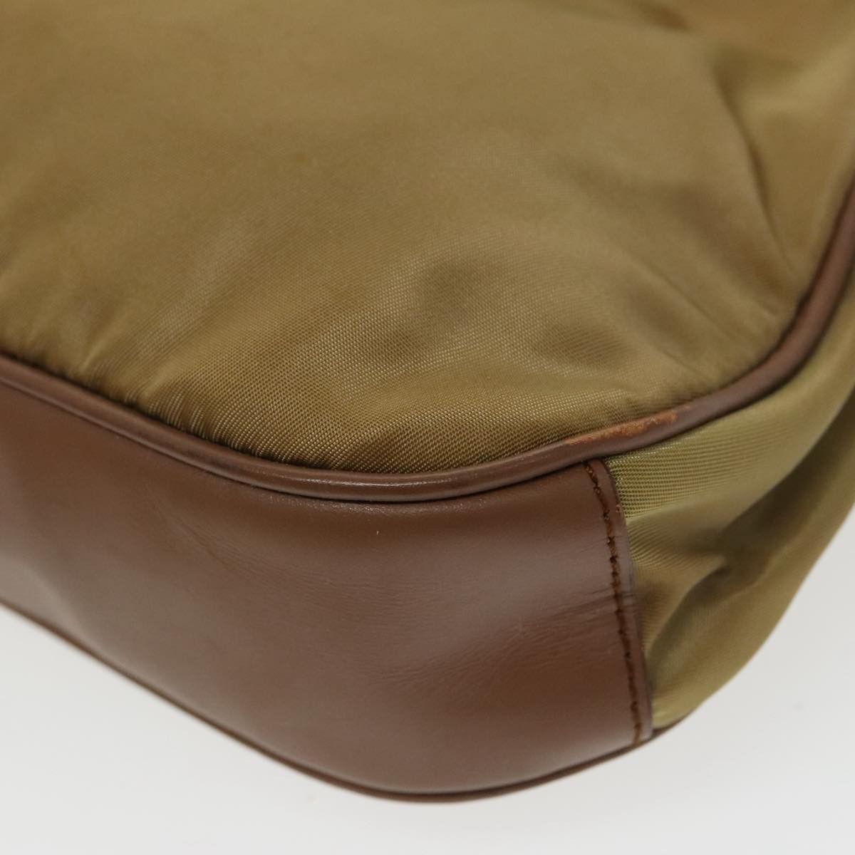 Prada Tessuto Beige Synthetic Handbag (Pre-Owned) Size ONE SIZE - 17 Thumbnail