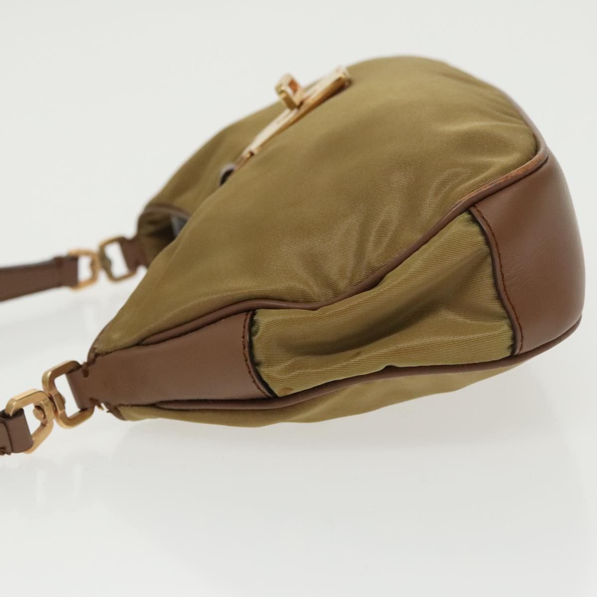Prada Tessuto Beige Synthetic Handbag (Pre-Owned) Size ONE SIZE - 14 Thumbnail