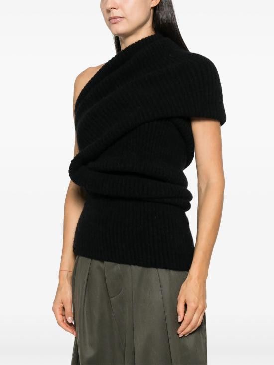 Rick Owens RICK OWENS Women Sweater RO02D3673KHWP 09 BLACK Size XS / US 0-2 / IT 36-38 - 3 Thumbnail
