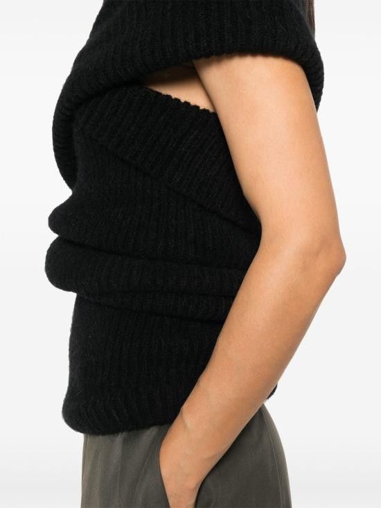Rick Owens RICK OWENS Women Sweater RO02D3673KHWP 09 BLACK Size S / US 4 / IT 40 - 5 Thumbnail