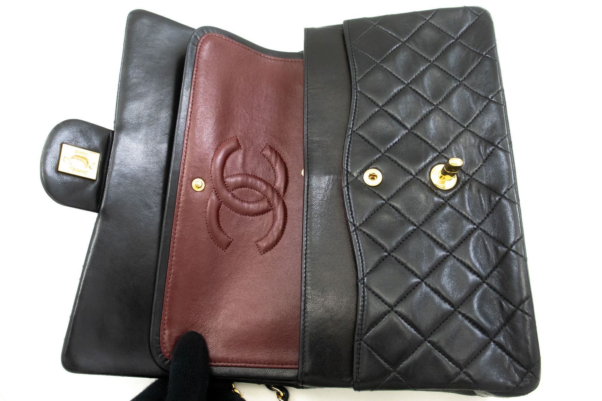 Chanel Timeless 26 Black Leather Shoulder Bag (Pre-Owned) Size ONE SIZE - 12 Thumbnail