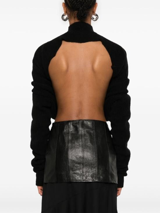 Rick Owens RICK OWENS Women Sweater RO02D3676KWPL 09 BLACK Size XS / US 0-2 / IT 36-38 - 4 Thumbnail