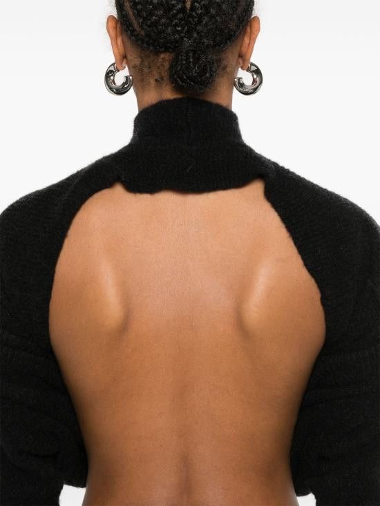 Rick Owens RICK OWENS Women Sweater RO02D3676KWPL 09 BLACK Size S / US 4 / IT 40 - 5 Thumbnail
