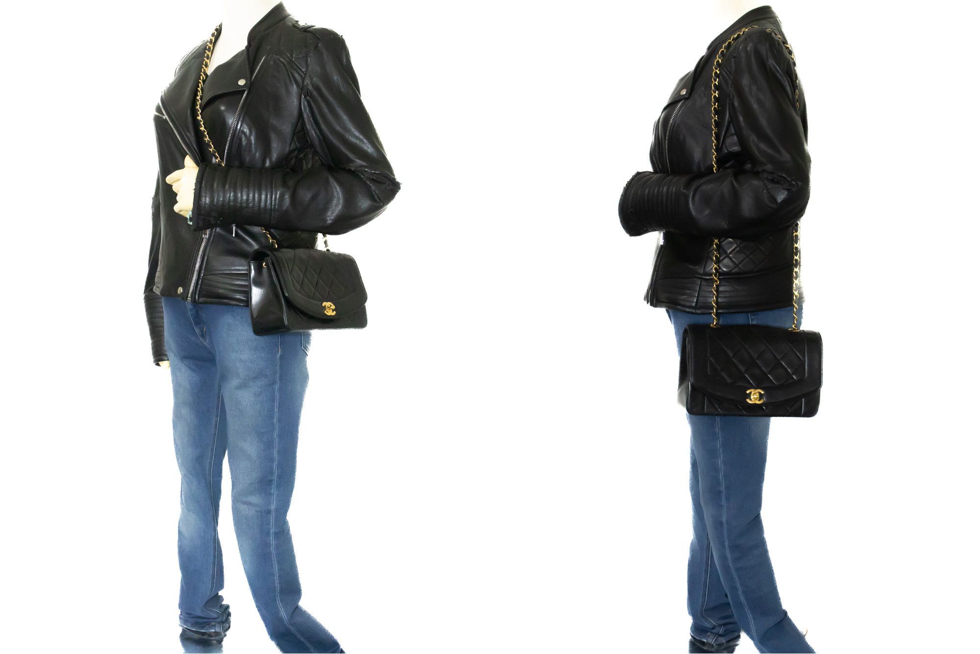 Chanel Black Leather Shoulder Bag (Pre-Owned) Size ONE SIZE - 10 Thumbnail