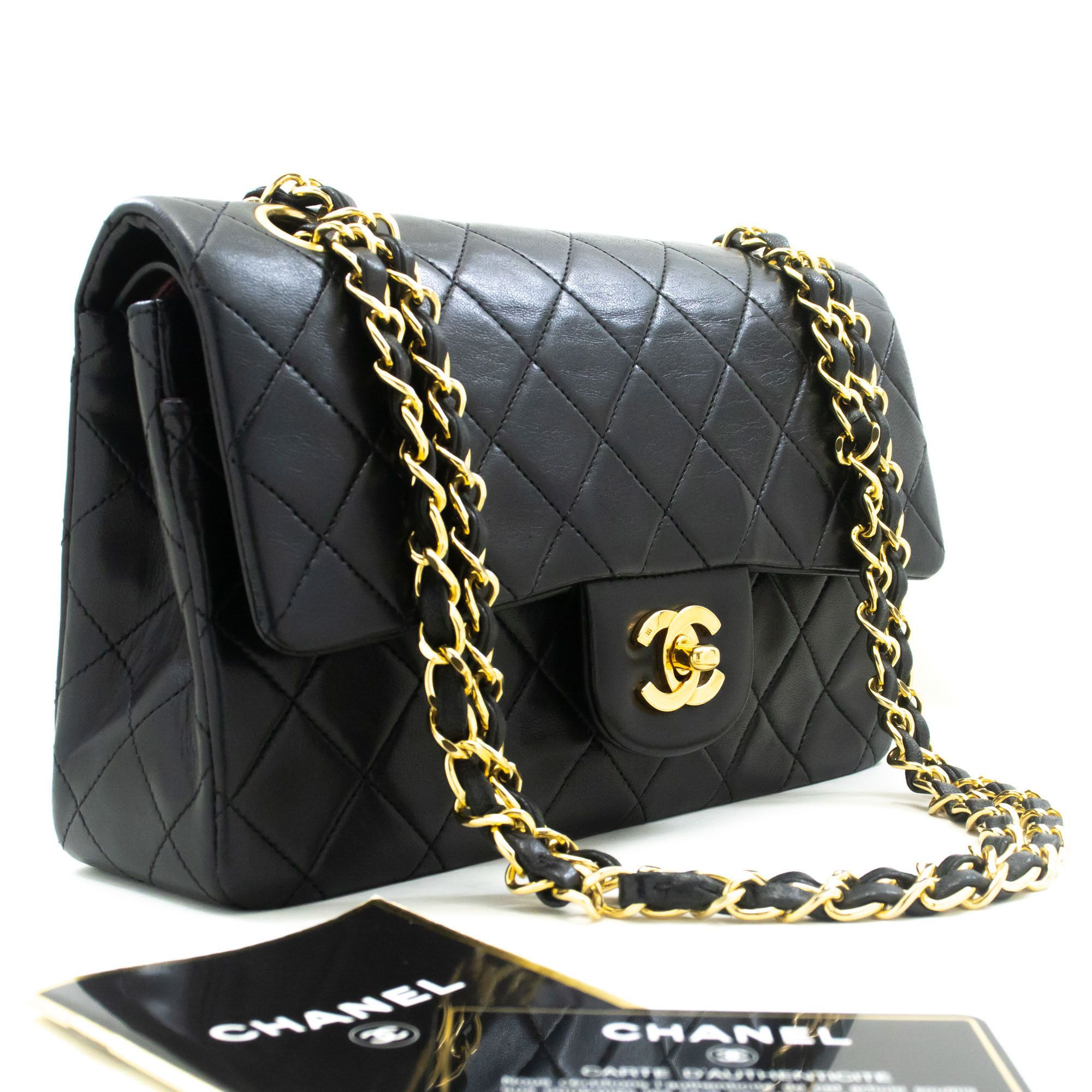 Chanel Timeless 23 Black Leather Shoulder Bag (Pre-Owned) Size ONE SIZE - 12 Thumbnail