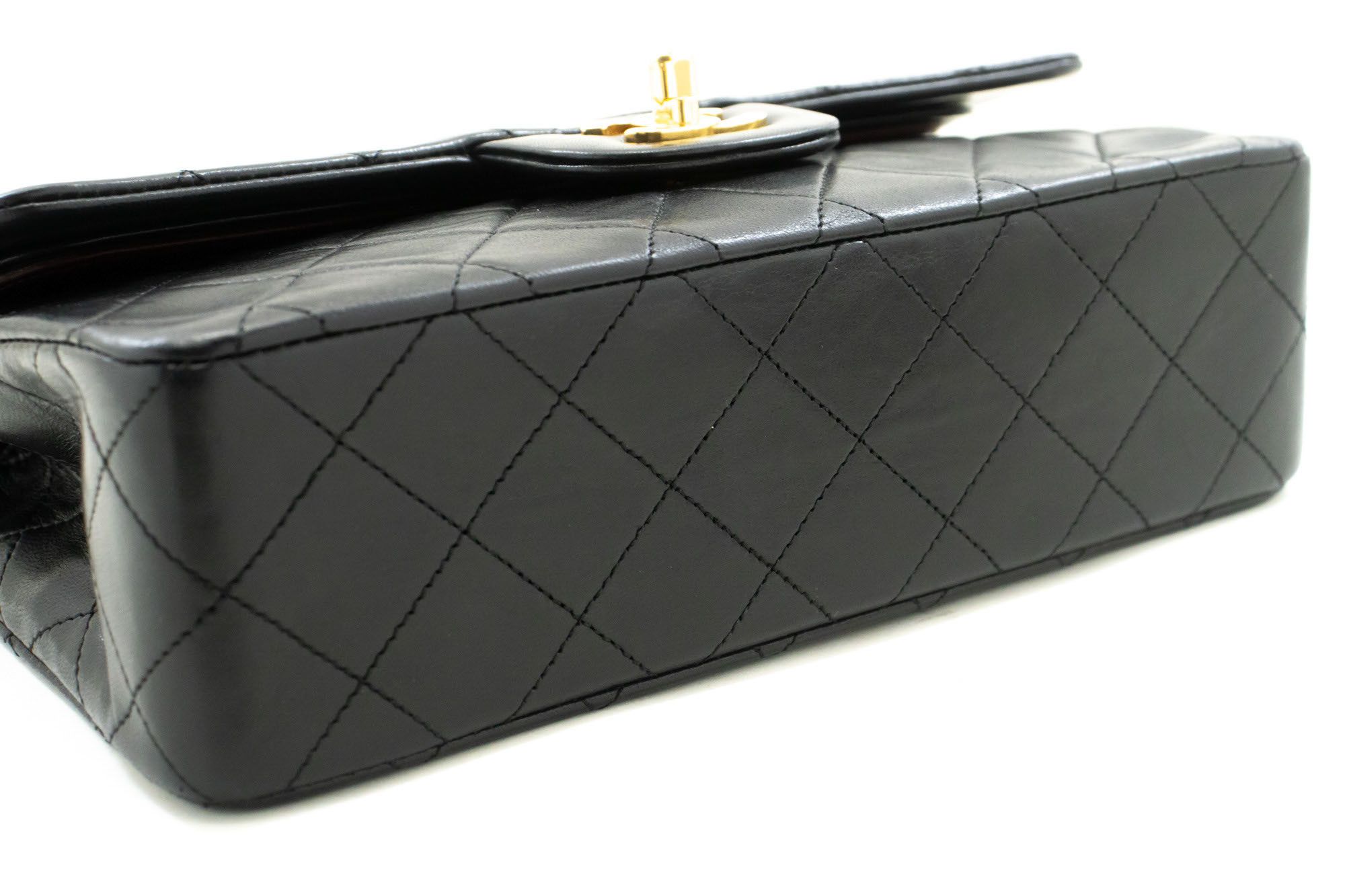 Chanel Timeless 23 Black Leather Shoulder Bag (Pre-Owned) Size ONE SIZE - 4 Thumbnail