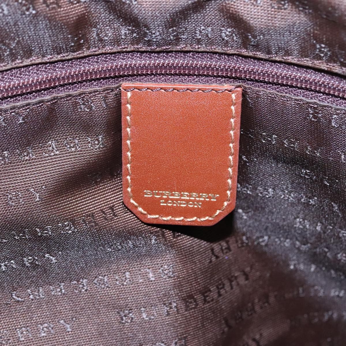 Burberry Nova Check Beige Canvas Shoulder Bag (Pre-Owned) Size ONE SIZE - 15 Thumbnail
