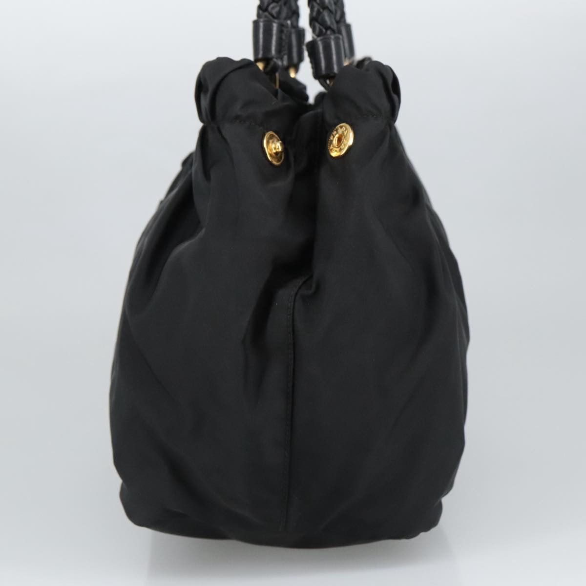 Prada Tessuto Black Synthetic Handbag (Pre-Owned) Size ONE SIZE - 4 Thumbnail