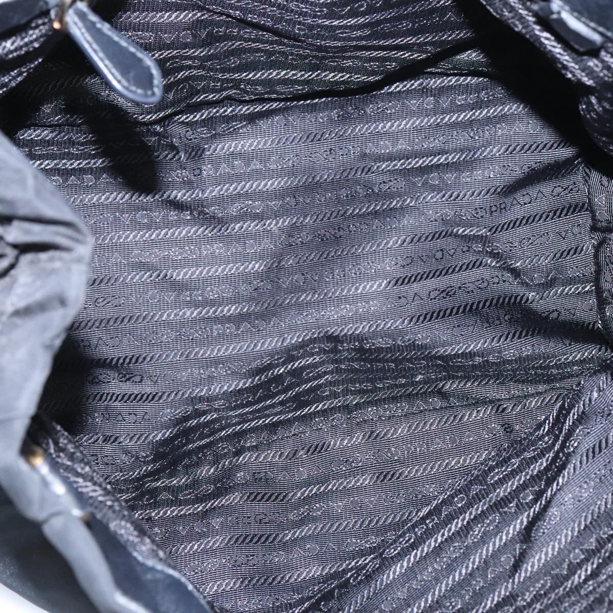 Prada Tessuto Black Synthetic Handbag (Pre-Owned) Size ONE SIZE - 12 Thumbnail